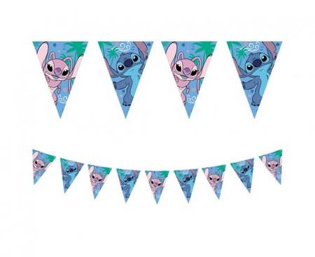 BANER PAPIEROWY STITCH & ANGEL DISNEY 240 CM 