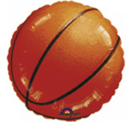 Balon foliowy 18 CIR - Piłka do koszykówki, zapakowany
