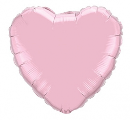 Balon foliowy 18 QL HRT Serce różowe