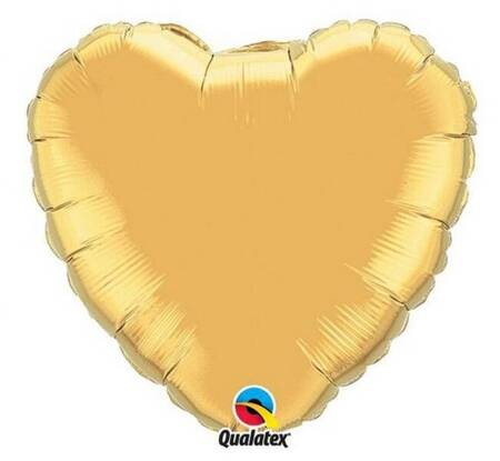Balon foliowy 18 QL HRT Serce złote