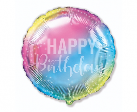 Balon foliowy 18 cali  Birthday gradient