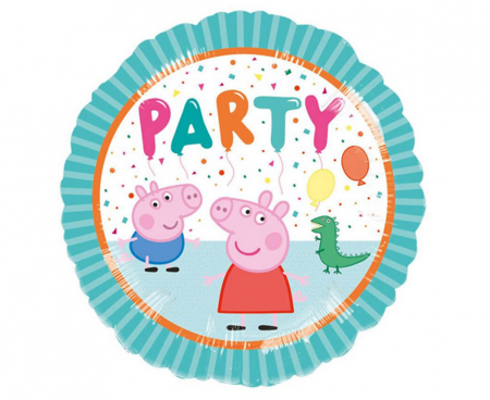 Balon foliowy 18 cali CIR - Peppa Pig party