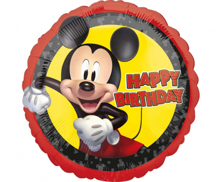 Balon foliowy 18 cali CIR - Urodzinowa Myszka Mickey