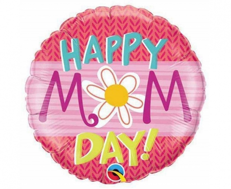 Balon foliowy 18 cali QL RND Happy Mom Day