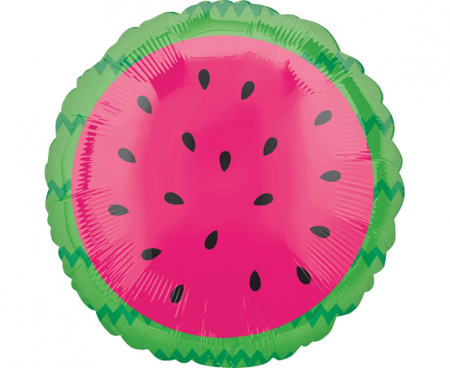 Balon foliowy 18 cali Tropical Watermelon, zapakowany