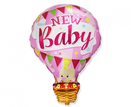 Balon foliowy 24 cale Bobas w balonie New Baby