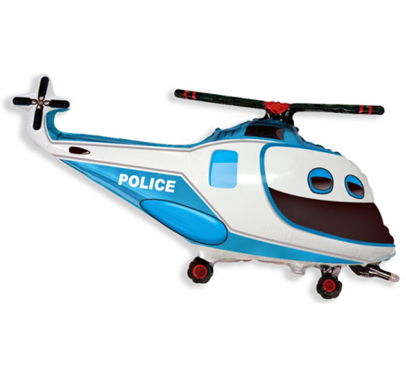 Balon foliowy 24cale Helikopter Policyjny
