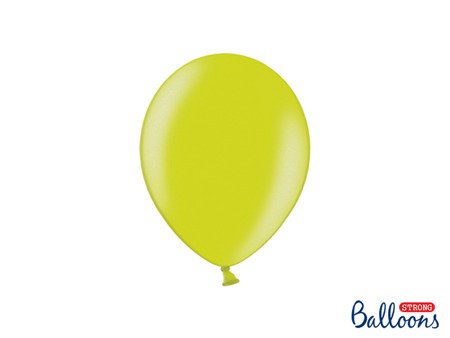 Balony Strong 23cm, Metallic Lime Green (1 op. / 20 szt.)