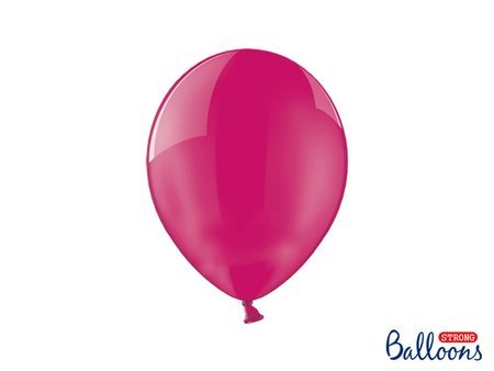 Balony Strong 27cm, Crystal Hot Pink (1 op. / 100 szt.)