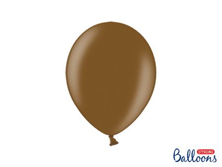 Balony Strong 27cm, Metallic Choco. Brown 50 szt.