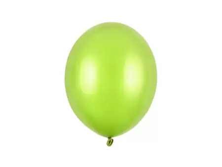 Balony Strong 27cm, Metallic Lime Green 100 szt.
