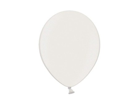 Balony Strong 30cm, Metallic Pure White 50 szt.