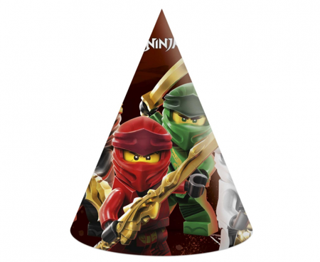 CZAPECZKI LEGO NINJAGO 6 SZT