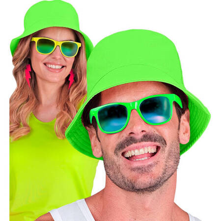 CZAPKA RETRO ZIELONA BUCKET HAT NEON