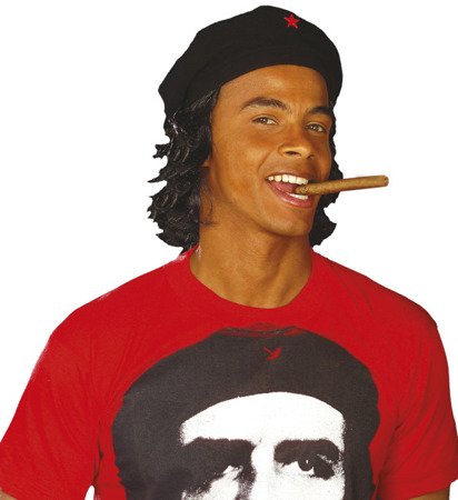 CZAPKA Z PERUKĄ CHE GUEVARA