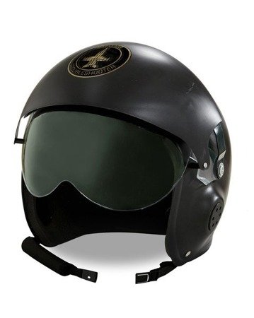 CZARNY KASK PILOTA PILOT 