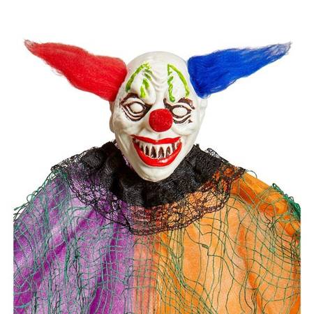 DEKORACJA SZTRASZNY KLAUN 66 CM CLOWN HALLOWEEN