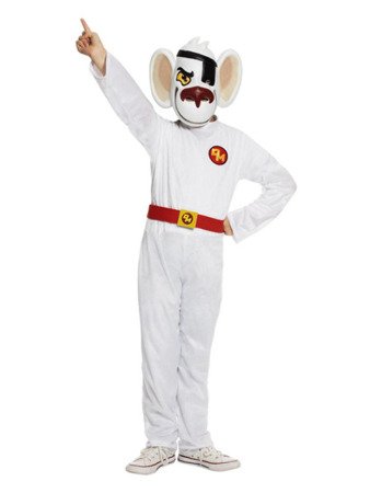 Danger Mouse Costume, White & Red
