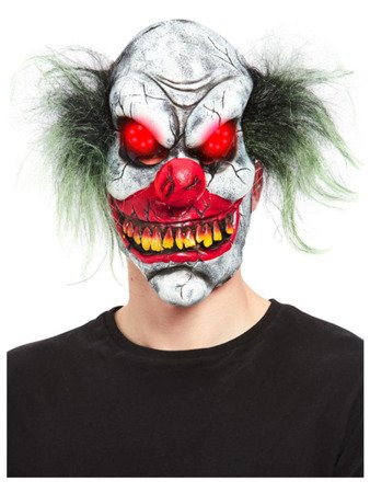 Evil Clown Overhead Mask, Latex