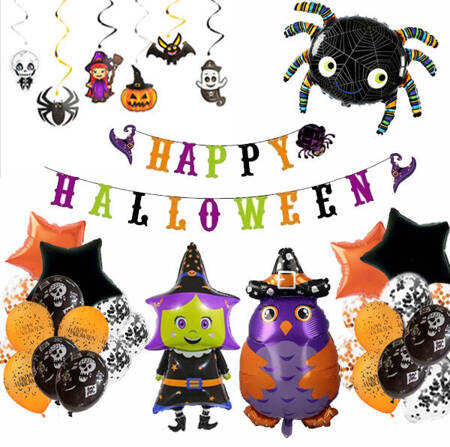 GIRLANDA BALONOWA HAPPY HALLOWEEN