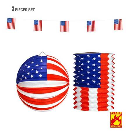 GIRLANDA FLAGA USA 4 M