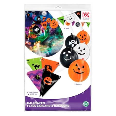 GIRLANDA HALLOWEEN Z BALONAMI