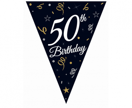 GIRLANDA PAPIEROWA 50TH BIRTDAY