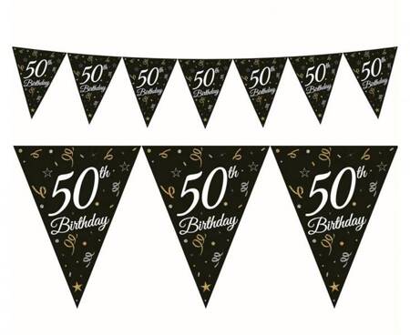 GIRLANDA PAPIEROWA 50TH BIRTDAY