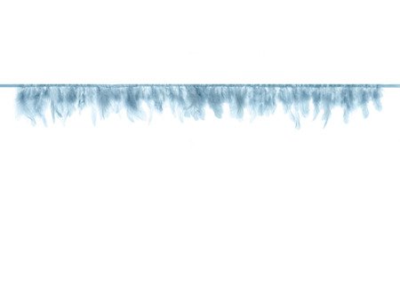 GIRLANDA Z NIEBIESKICH PIÓR 1M