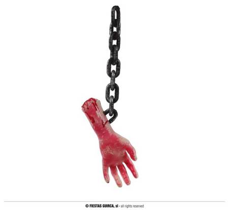 HAND WITH CHAIN HANGING 40 CMS