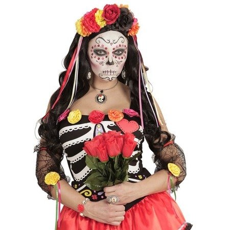 KOLCZYKI SZKIELET LOS MUERTOS 