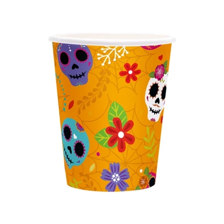 KUBECZKI MEKSYKAŃSKIE HALLOWEEN 220ML 6 SZT.