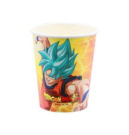 KUBECZKI PAPIEROWE DRAGON BALL MANGA LICENCJA 250ML 8 SZT.