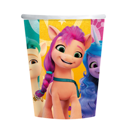 KUBECZKI PAPIEROWE MY LITTLE PONY 250 ML 8 SZT.