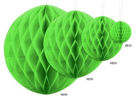 KULA BIBUŁOWA 10CM ZIELONA