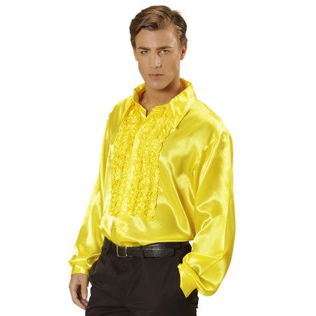 Koszula Satynowa Żółta, karnawał