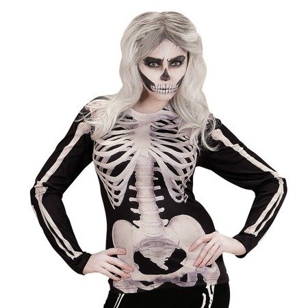 Koszulka 3D szkieletor Halloween