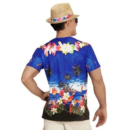 Koszulka Hawajska impreza hawajska, nadruk 