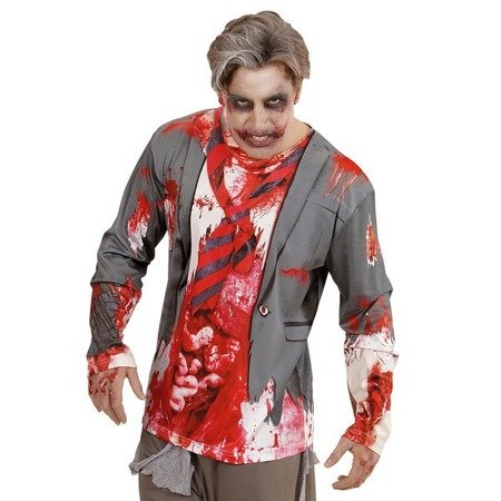 Koszulka z długim rękawem Zombie Halloween