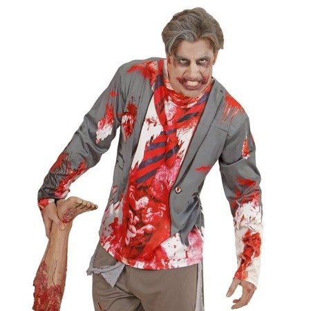 Koszulka z długim rękawem Zombie Halloween