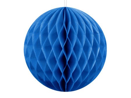 Kula bibułowa, niebieski, 10cm