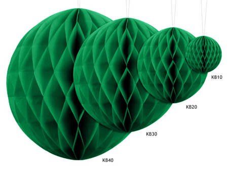 Kula bibułowa, sz. zielony, 30cm