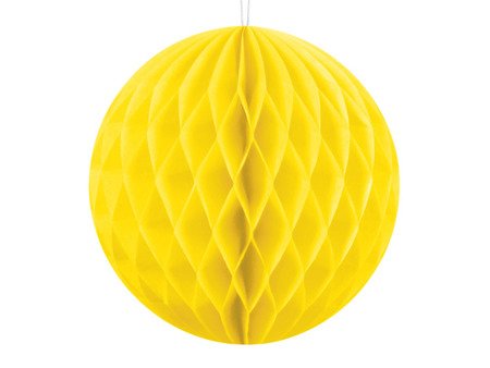 Kula bibułowa, żółty, 10cm (1 karton / 50 szt.)