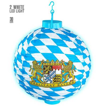 LAMPION PAPIEROWY BAWARSKI OKTOBERFEST BAWARIA