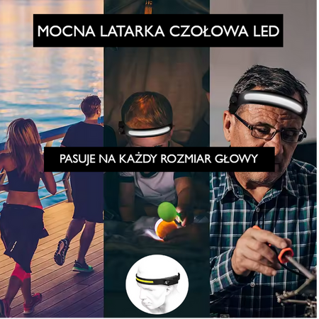 LATARKA CZOŁOWA LED