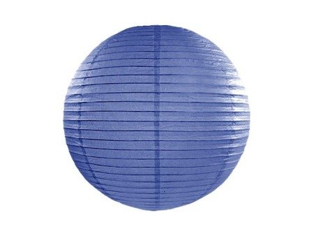 Lampion papierowy, k. niebieski, 25cm (1 karton / 30 szt.)