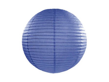 Lampion papierowy, k. niebieski, 45cm (1 karton / 30 szt.)