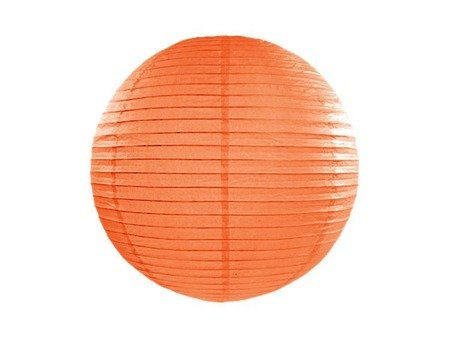 Lampion papierowy, pomarańcz, 45cm (1 karton / 30 szt.)