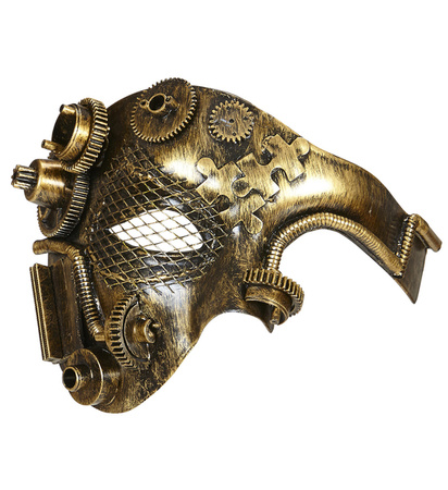 MASKA STEAMPUNK PÓŁTWARZY 