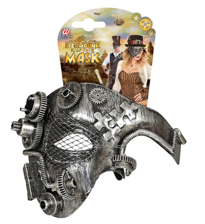 MASKA STEAMPUNK PÓŁTWARZY 